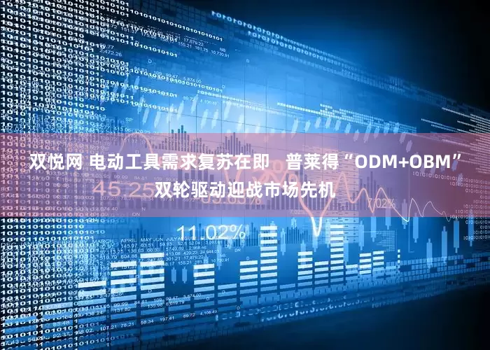 双悦网 电动工具需求复苏在即   普莱得“ODM+OBM”双轮驱动迎战市场先机
